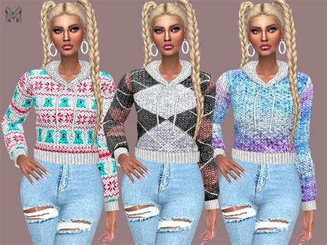 Mp Wool Winter Sweaters By Martyp At Tsr Sims 4 Updates