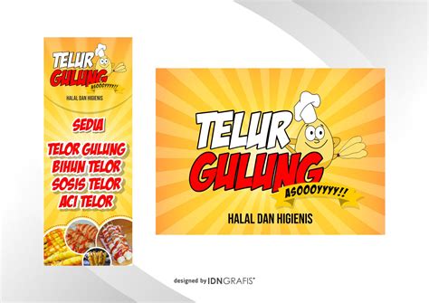 Download Template Banner Telur Gulung Vector Cdr Dan Ai Idn Grafis
