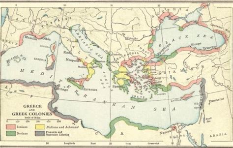 Ancient Greece And Rome Map Greece