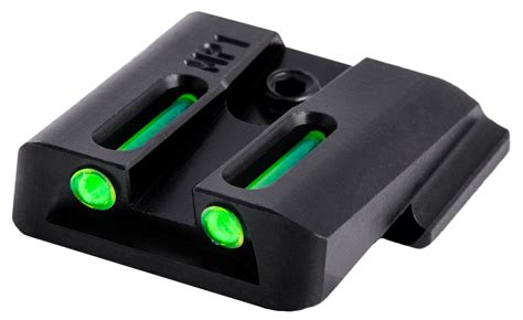 Truglo Fiber Optic Front And Rear Handgun Sights For Smith And Wesson Mandp