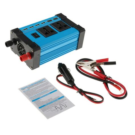 Inversor De Corriente Para Coche 300w 12v Dc A 110vac 220v Ac 4 Adaptador Usb 12v 110v Sunnimix