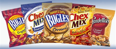 An easy and yummy snack to take to a party! *HOT!* $4/4 Bugles, Chex Mix, Gardetto's, or Betty Crocker ...