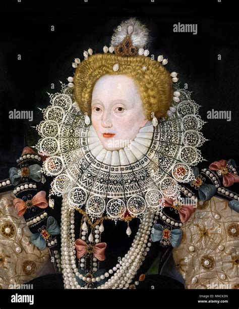 Isabel I La Armada Vertical Retrato De La Reina Isabel I Por Un
