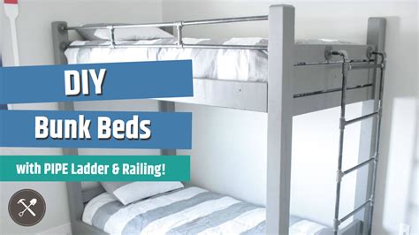 Check spelling or type a new query. DIY Bunk Beds with Pipe Ladder & Railing | Field Treasure Designs