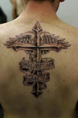 Cross and wings tattoos designs. TATTOOS DESIGNS: Cool Cross tattoos with Wings for Man