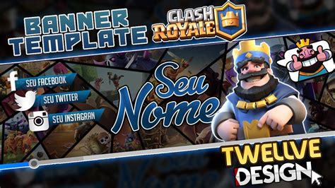 5 Banners Templates 2 Clash Royale Youtube