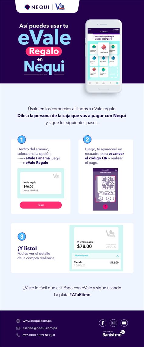 Nequi.com.pa is tracked by us since february, 2018. ¿Cómo usar mi eVale Regalo? - Nequi Panama
