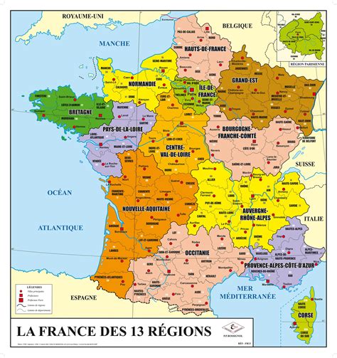 Décrypter 49 Imagen Carte De France Administrative Frthptnganamst