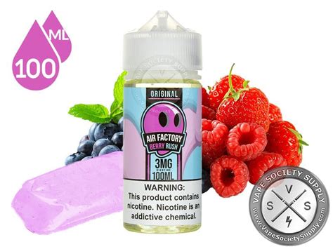 Berry Rush Ejuice By Air Factory Eliquid 100ml Vapesocietysupply