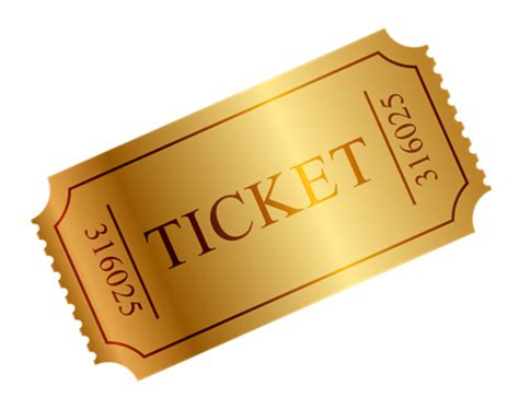 Ticket Png Free Image Png All Png All