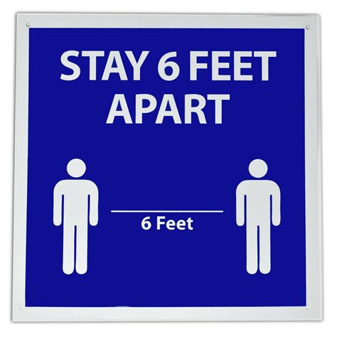 6 Feet Apart Signs Free Printable Get More Anythink S