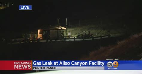 Gas Leak Reported At Aliso Canyon Facility Cbs Los Angeles
