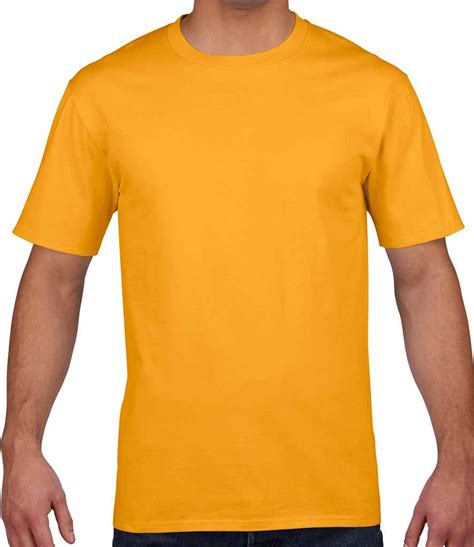 Gildan Premium Cotton T Shirt Gold Adult 99kits Com