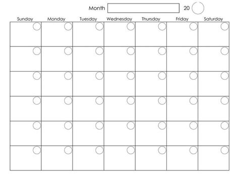 Blank August 2019 Weekly Planner Monthly Calendar Template Calendar
