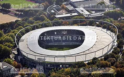 The stadium which (having done a web search) seems to be called the niedersachsenstadion or hdi arena, but it might not be! Niedersachsenstadion Hannover - Architektur-Bildarchiv