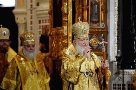 Russia Moscow Orthodox Christmas Ritual