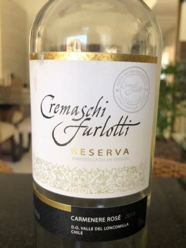 Cremaschi Furlotti Reserva Carménère Rosé Vivino Us