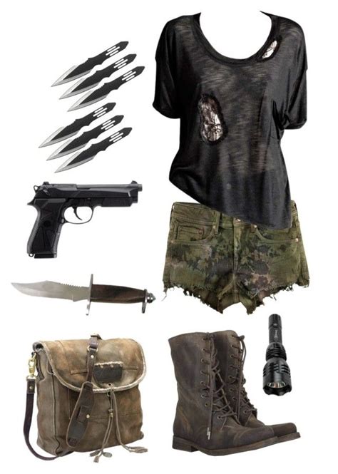 Another Zombie Apocalypse Outfit By Be Robinson Liked On Polyvore Featuring Cree Handm Blue