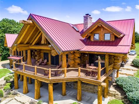 Beautiful Luxury Log Home Log Homes Lifestyle