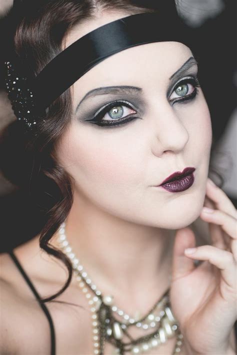 Pin By Lilacraindrops On 1920s Inspired Gatsby Makeup Flapper Makeup