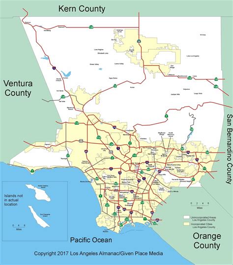 Map Of Unincorporated Los Angeles County Rlosangeles