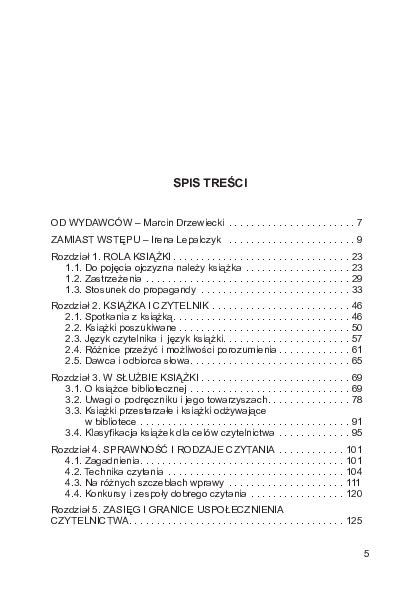(PDF) SPIS TREŚCI | Patrycja C - Academia.edu