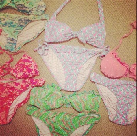 Lilly Swimsuits Retro Bikini Swimsuits Wear Pink