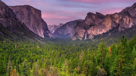 Wallpaper Id 574818 Yosemite Pine Woodland Sky Beauty In Nature