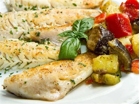 Dorschfilet mit mediterranem Gemüse