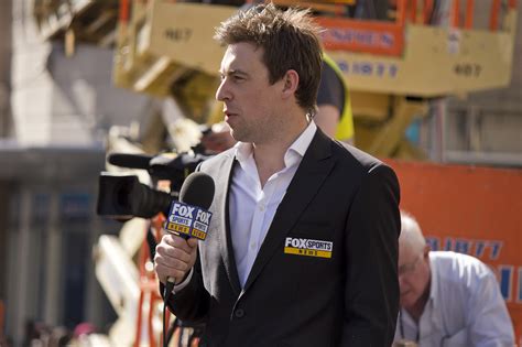 Filefox Sports News Reporter Adam Curley At The Welcome Home Parade In