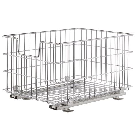 Trinity Sliding Wire Basket | Wire baskets, Cabinets organization, Wire