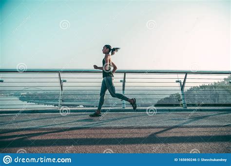 Sunny Day Motivates For Exercising Stock Photo Stock Photo Image Of