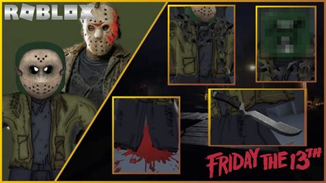 Friday The 13th Jason Voorhees Roblox Cosplay Tutorial Youtube