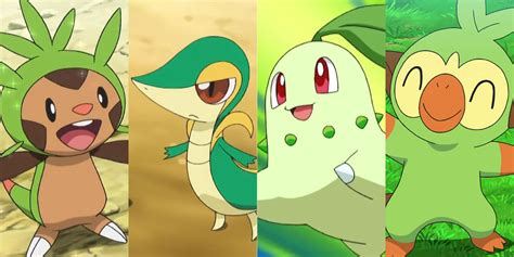 Pokemon All The Grass Starters Ranked By Cuteness
