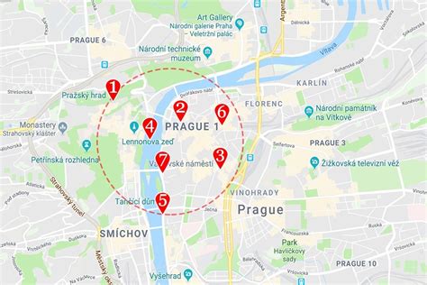 Prague Red Light District Map Island Maps