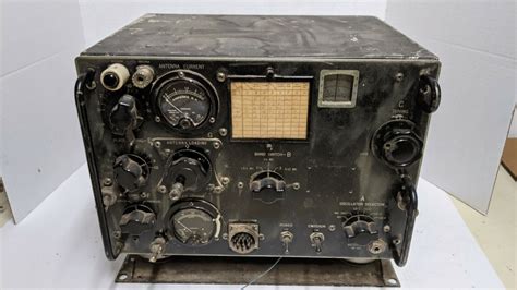 Vintage Collins Radio Transmitter Wwii Navy Department Type Col 52245
