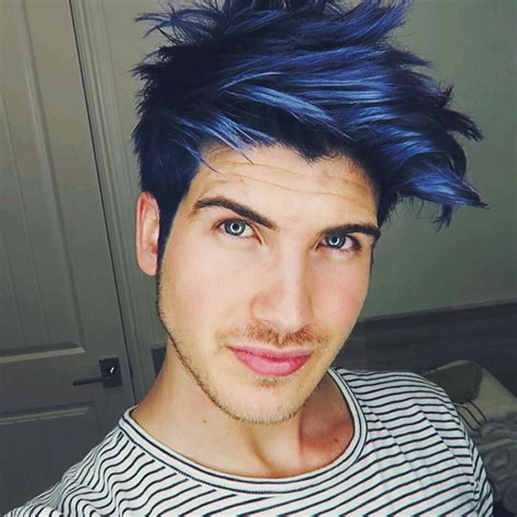 “my New Blue Hair Check It Out In Todays Video