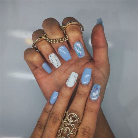 Iridescent and marble nails + acrylic gel nails done by ... Black marble nails marble acrylic nails marble nails tutorial gel nail tutorial glam nails red nails dope nails bling nails marble nail designs.