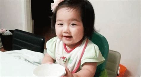 Asian Baby Gif Asian Baby Excited Discover Share Gifs