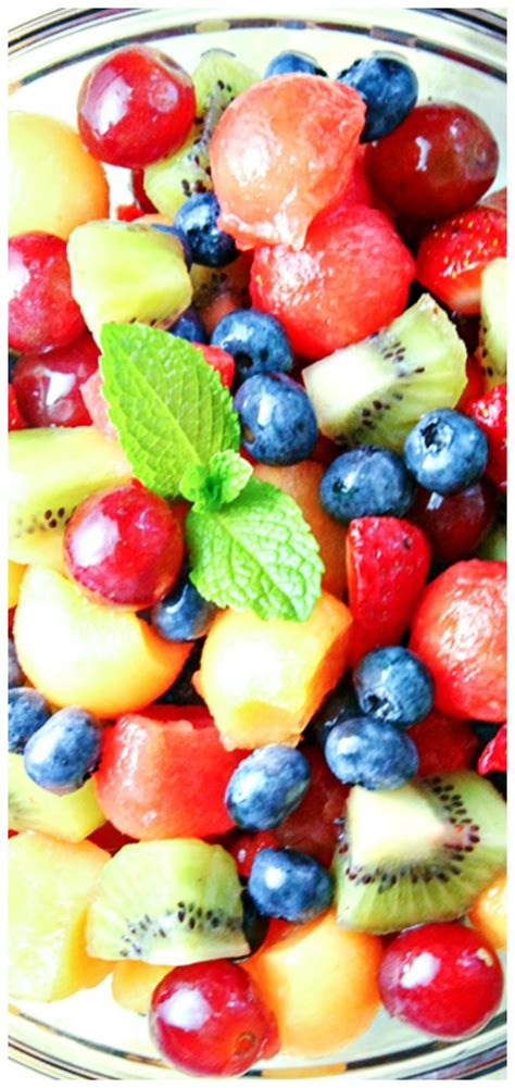Easy Mojito Fruit Salad Recipe Recipe Fruit Salad Easy Fruit Salad