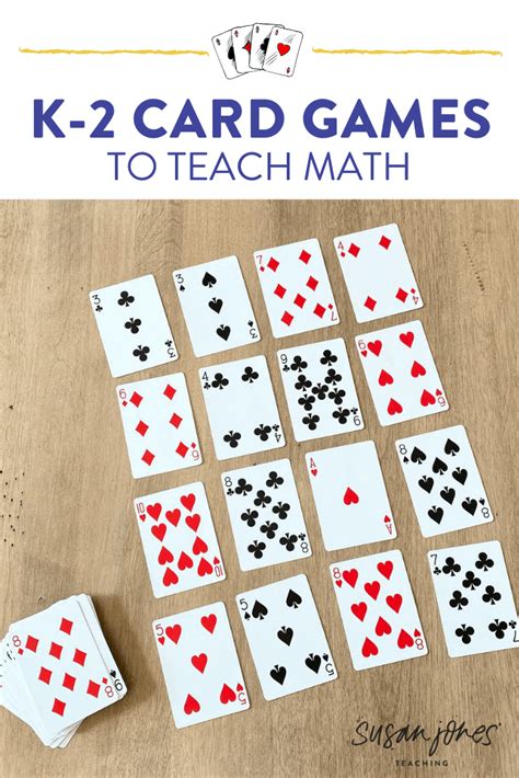 Math Card Games For Kids Susan Jones