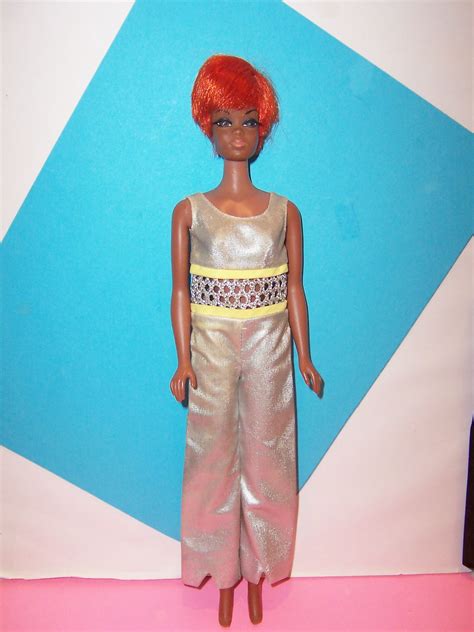 Julia Doll In Mod Jumpsuit 1970 Barbie Friends Jumpsuit Classic Beauty