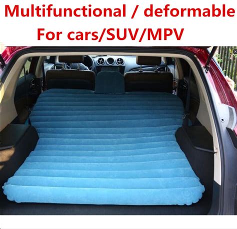 Suv Car Inflatable Mattress Seat Travel Bed Air Mattress With Air Pump