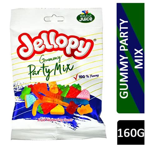 Jellopy Gummy Party Mix 160g Online Pound Store