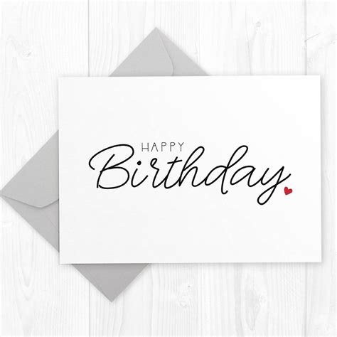 Happy Birthday Printable Card Perfect Birthday Card For Etsy