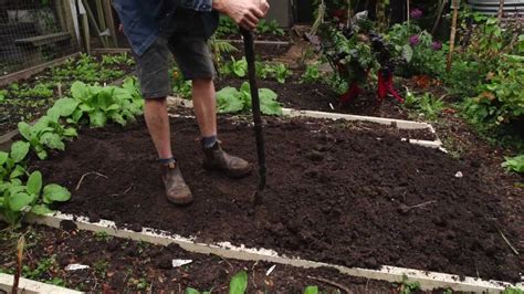How To Dig A Garden Bed Youtube