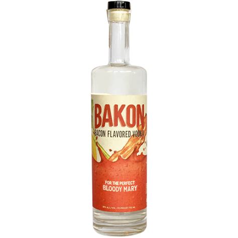 BAKON BACON FLAVORED VODKA Water Street Wines Spirits