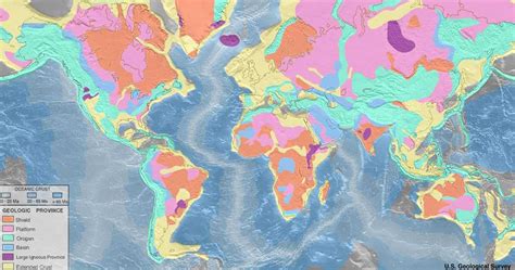 Geofactualidades Mapa Geológico Mundial