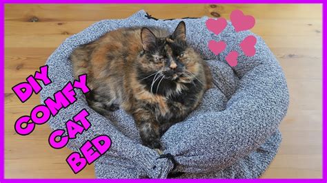 How To Make A Cat Bed From An Old Jumper Easy To Make