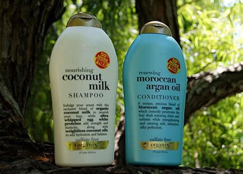 How to prepare & use. Organix Nourishing Coconut Milk Shampoo Moroccan Argan Oil ...